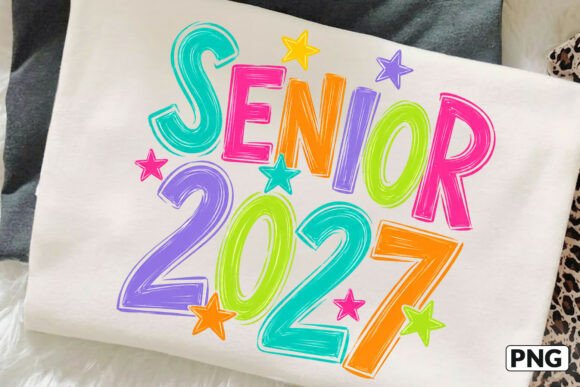 Download Preppy Senior 2027 Tshirt Design Png - Shirt Collection