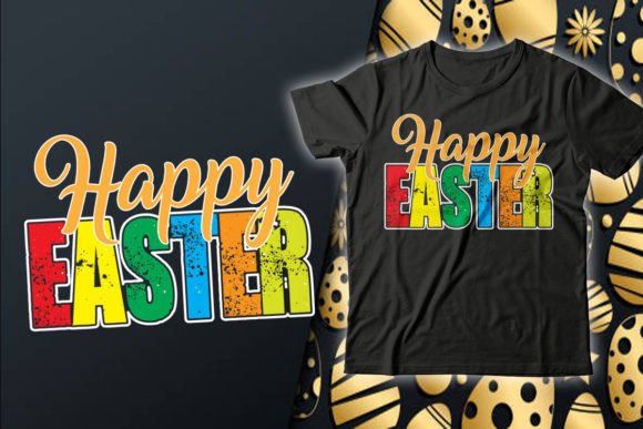 Download Happy Easter Typography T-Shirt Design - Shirt Collection