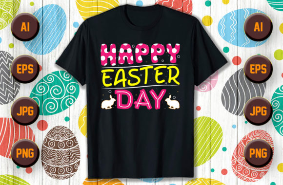 Download Happy Easter Typography T Shirt Design 2 - Shirt Collection