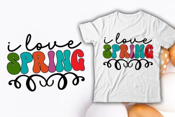 Download I Love Spring Easter Retro T-Shirt - Shirt Collection