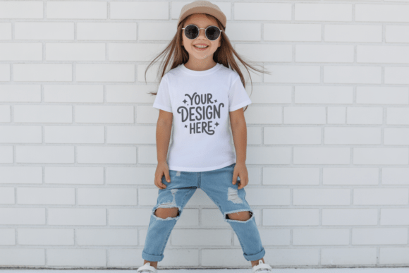 Download Kids Gildan 5000B T-shirt Mockup 6 - Shirt Collection