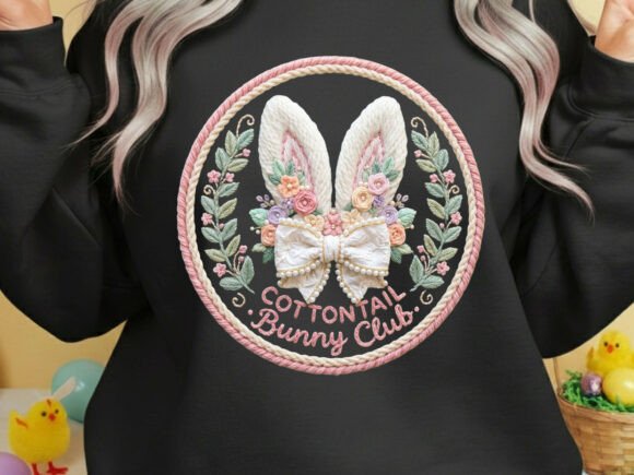 Download CottonTail Bunny Club Easter Tshirt Png - Shirt Collection