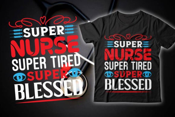 Download Nurse Typographic T-Shirt Design Vector. - Shirt Collection