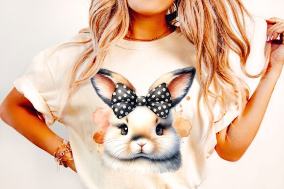 Download Easter Watercolor Bunny PNG Sublimation - Watercolor bunny png Collection