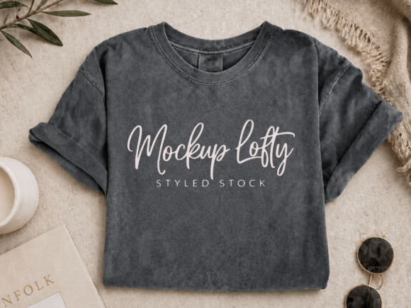 Download Pepper C1717 Flat Lay T-shirt Mockup - Shirt Collection