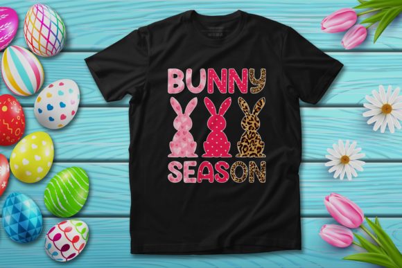 Download Bunny Season Easter SVG T-shirt Design - Shirt Collection