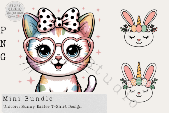 Download Unicorn Bunny Easter T-Shirt Design - Shirt Collection