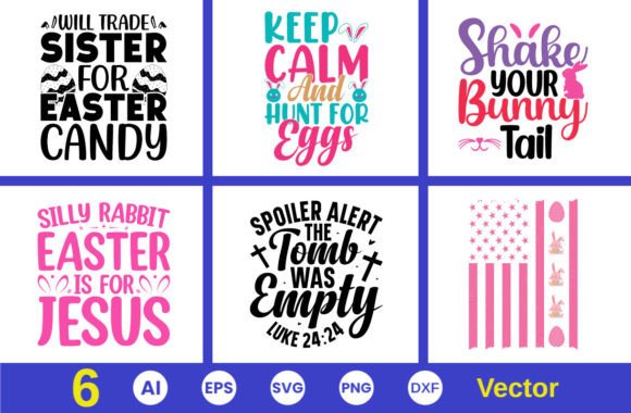 Download Easter Day T-shirt Design Bundle Sunday - Shirt Collection