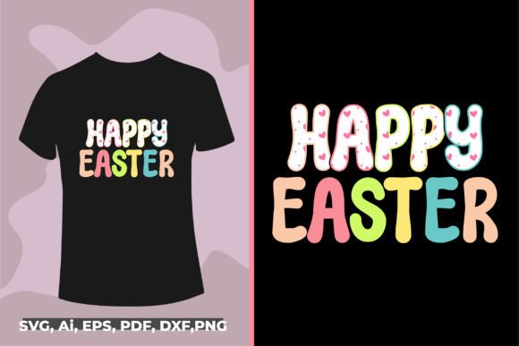 Download Happy Easter Typography T-shirt Design - Shirt Collection