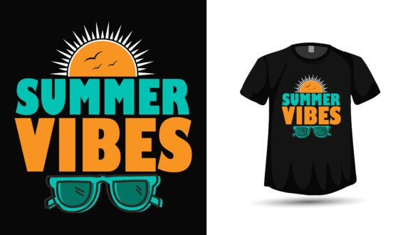 Download Summer Vibe Tshirt Design for POD - Shirt Collection