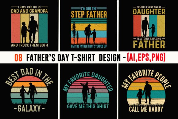Download Trendy Fathers Day TShirt Bundle - Shirt Collection