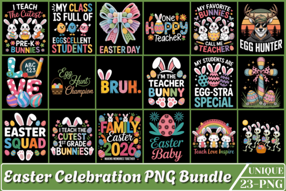 Download Easter Celebration PNG T-Shirt Bundle - Shirt Collection