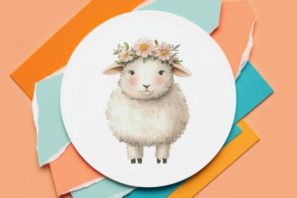 Download Watercolor Sheep Clipart - Watercolor sheep Collection
