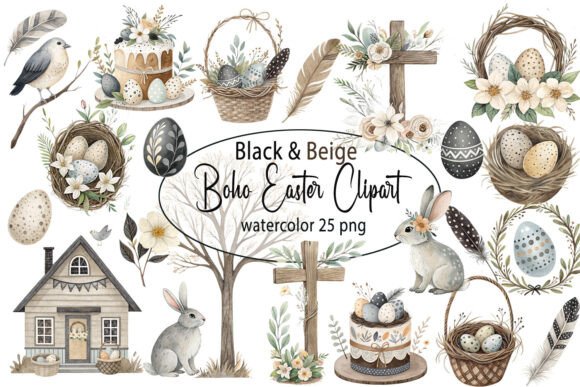 Download Easter Clipart Boho Watercolor Bunny Png - Watercolor bunny png Collection