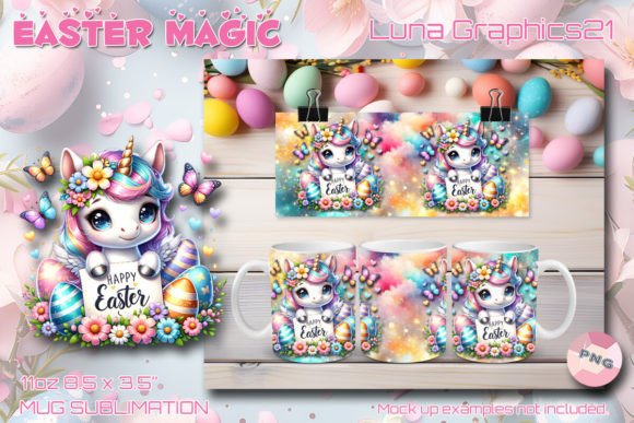 Download EASTER MAGIC 11oz Coffee Mug PNG - Easter magic Collection